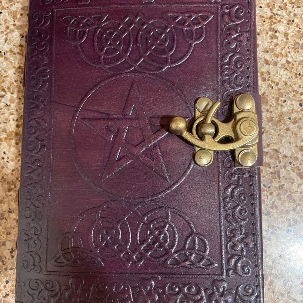Leather brown journal